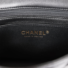 Chanel Mini Flap Bag With Gold Top Handle - Black Chanel Mini Flap Bag With Gold Top Handle - Black