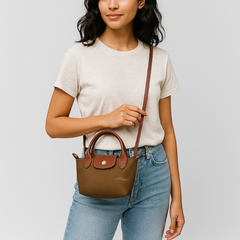 Longchamp Le Pliage S Handbag – Brown Longchamp Le Pliage S Handbag – Brown