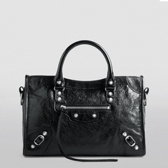 Balenciaga Black Small Leather Le City Top-Handle Bag Balenciaga Black Small Leather Le City Top-Handle Bag