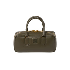 Miu Miu Arcadie Regular Bag – Green Leather Miu Miu Arcadie Regular Bag – Green Leather