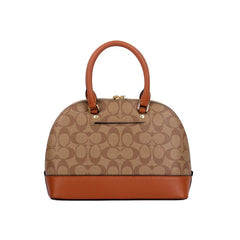 Coach-Medium-Bennett-Satchel-In-Cross Grain Brown Coach-Medium-Bennett-Satchel-In-Cross Grain Brown