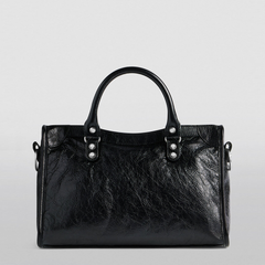 Balenciaga Black Small Leather Le City Top-Handle Bag Balenciaga Black Small Leather Le City Top-Handle Bag