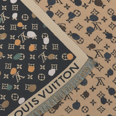 Louis Vuitton Reversible Monogram Wool Scarf Louis Vuitton Reversible Monogram Wool Scarf