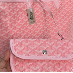 Goyard Saint Louis Gm Pink Bag - All About Eg Goyard Saint Louis Gm Pink Bag - All About Eg