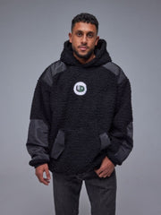 Hoodie Sweatshirt Fur Black - All About Eg Hoodie Sweatshirt Fur Black - All About Eg