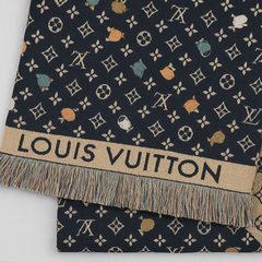 Louis Vuitton Reversible Monogram Wool Scarf Louis Vuitton Reversible Monogram Wool Scarf