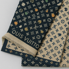 Louis Vuitton Reversible Monogram Wool Scarf Louis Vuitton Reversible Monogram Wool Scarf