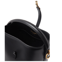 Saint Laurent Le 37 Mini Leather Bucket Bag Black Saint Laurent Le 37 Mini Leather Bucket Bag Black