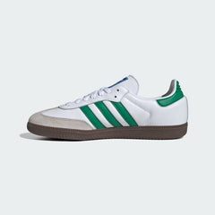 Adidas Samba OG Shoes Cloud White / Green - All About Eg Adidas Samba OG Shoes Cloud White / Green - All About Eg