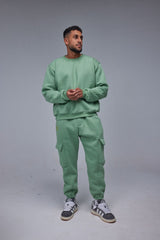 Crew Neck Mint Set Green - All About Eg Crew Neck Mint Set Green - All About Eg