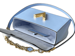 Louis Vuitton Twist MM Monogram Flower Bleu Nuage Blue Shoulder And Crossbody Bags - All About Eg Louis Vuitton Twist MM Monogram Flower Bleu Nuage Blue Shoulder And Crossbody Bags - All About Eg