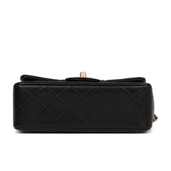 Chanel Mini Flap Bag With Gold Top Handle - Black Chanel Mini Flap Bag With Gold Top Handle - Black