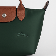 Longchamp Le Pliage S Handbag – Green Canvas Longchamp Le Pliage S Handbag – Green Canvas