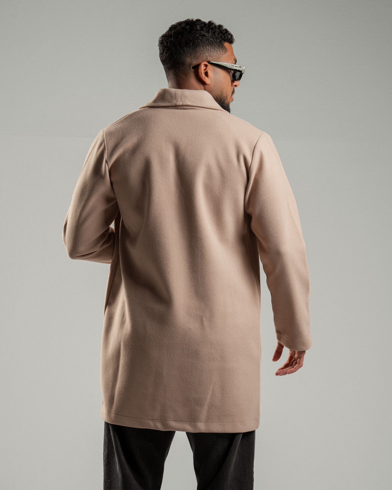Oversized Knitted Sweater Beige Coat Casual Lapel Warm Overcoat With Pockets - All About Eg Oversized Knitted Sweater Beige Coat Casual Lapel Warm Overcoat With Pockets - All About Eg