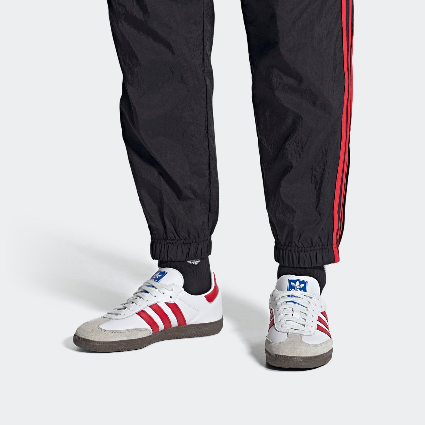Adidas Samba OG White Scarlet - All About Eg