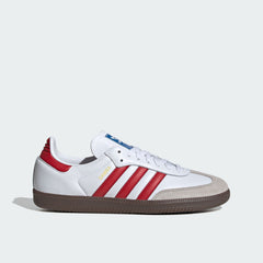 Adidas Samba OG White Scarlet - All About Eg Adidas Samba OG White Scarlet - All About Eg