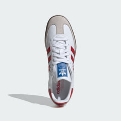 Adidas Samba OG White Scarlet - All About Eg Adidas Samba OG White Scarlet - All About Eg