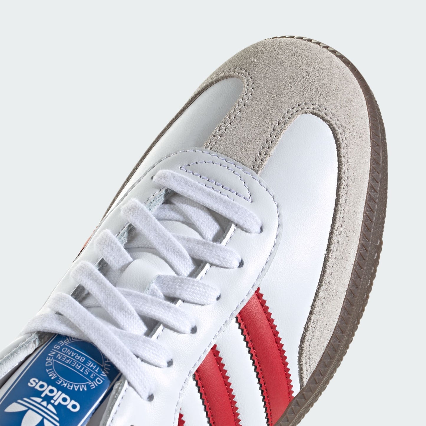 Adidas Samba OG White Scarlet - All About Eg