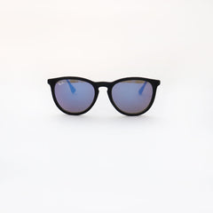 Sunglasses BLACK FRAME BLUE LENS - All About Eg Sunglasses BLACK FRAME BLUE LENS - All About Eg