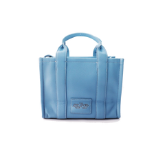 Marc Jacobs Women Light Blue Small Debossed Tote - All About Eg Marc Jacobs Women Light Blue Small Debossed Tote - All About Eg