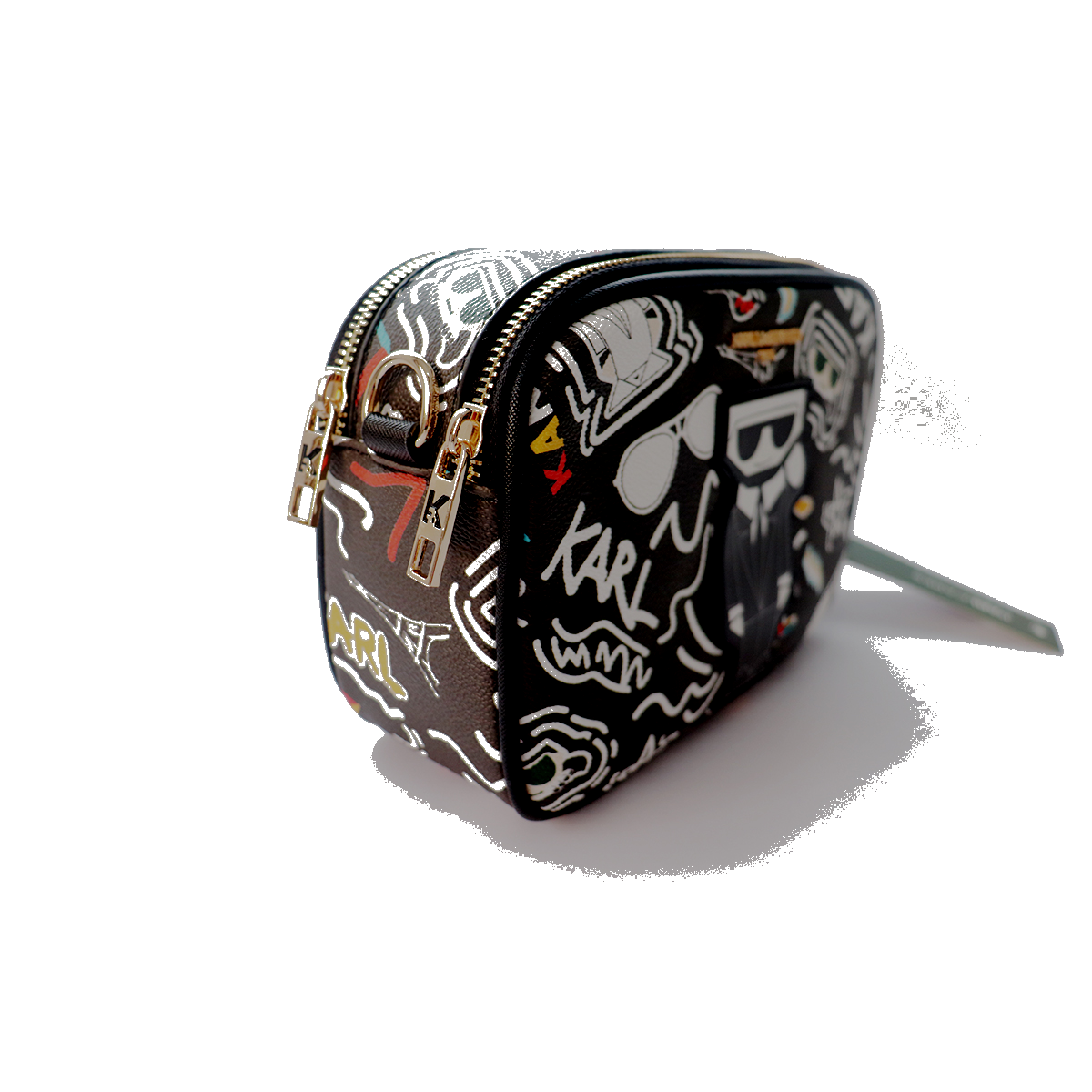 Karl Lagerfeld Maybelle Camera Crossbody Black - All About Eg