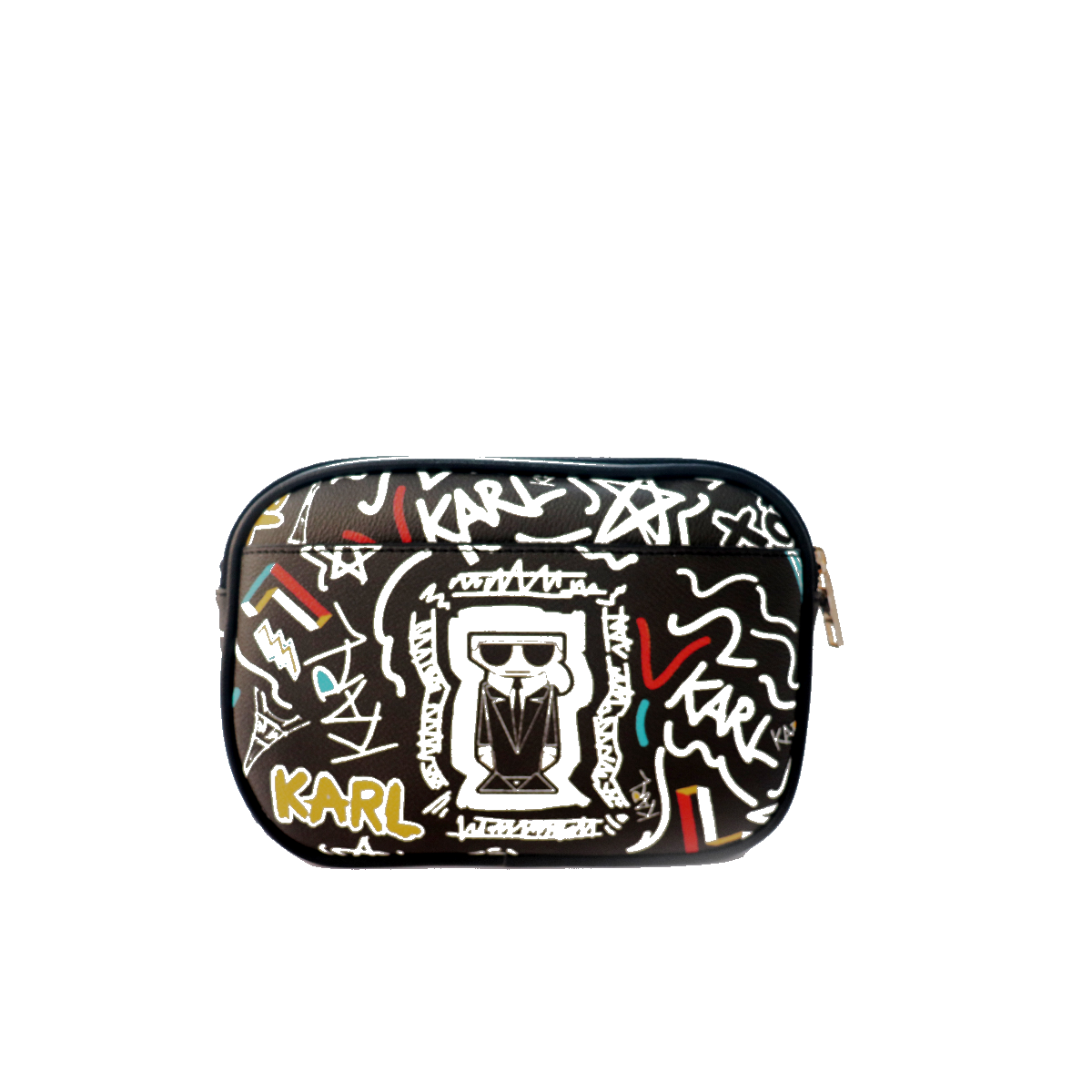 Karl Lagerfeld Maybelle Camera Crossbody Black - All About Eg