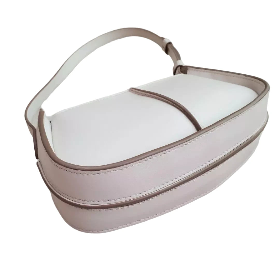 Tod's Micro Deni Lume leather top handle bag White - All About Eg Tod's Micro Deni Lume leather top handle bag White - All About Eg