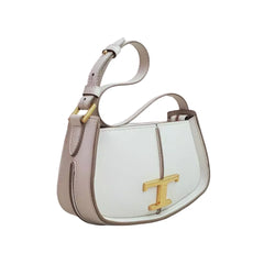 Tod's Micro Deni Lume leather top handle bag White - All About Eg Tod's Micro Deni Lume leather top handle bag White - All About Eg