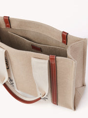 Chloé Beige ‘Woody’ Tote Bag - All About Eg Chloé Beige ‘Woody’ Tote Bag - All About Eg