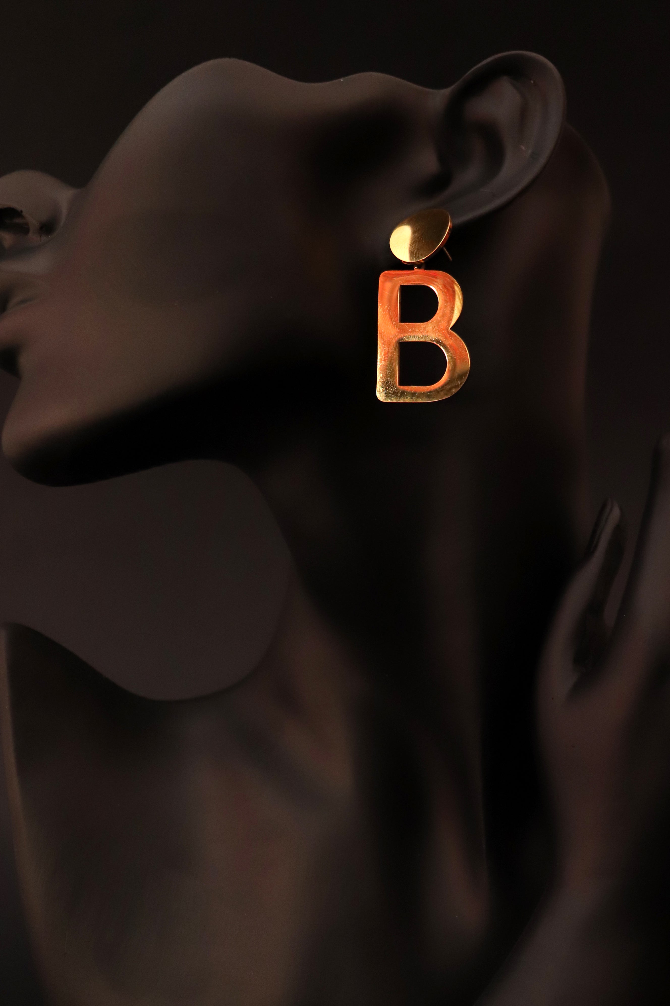 initial Earrings - All About Eg initial Earrings - All About Eg