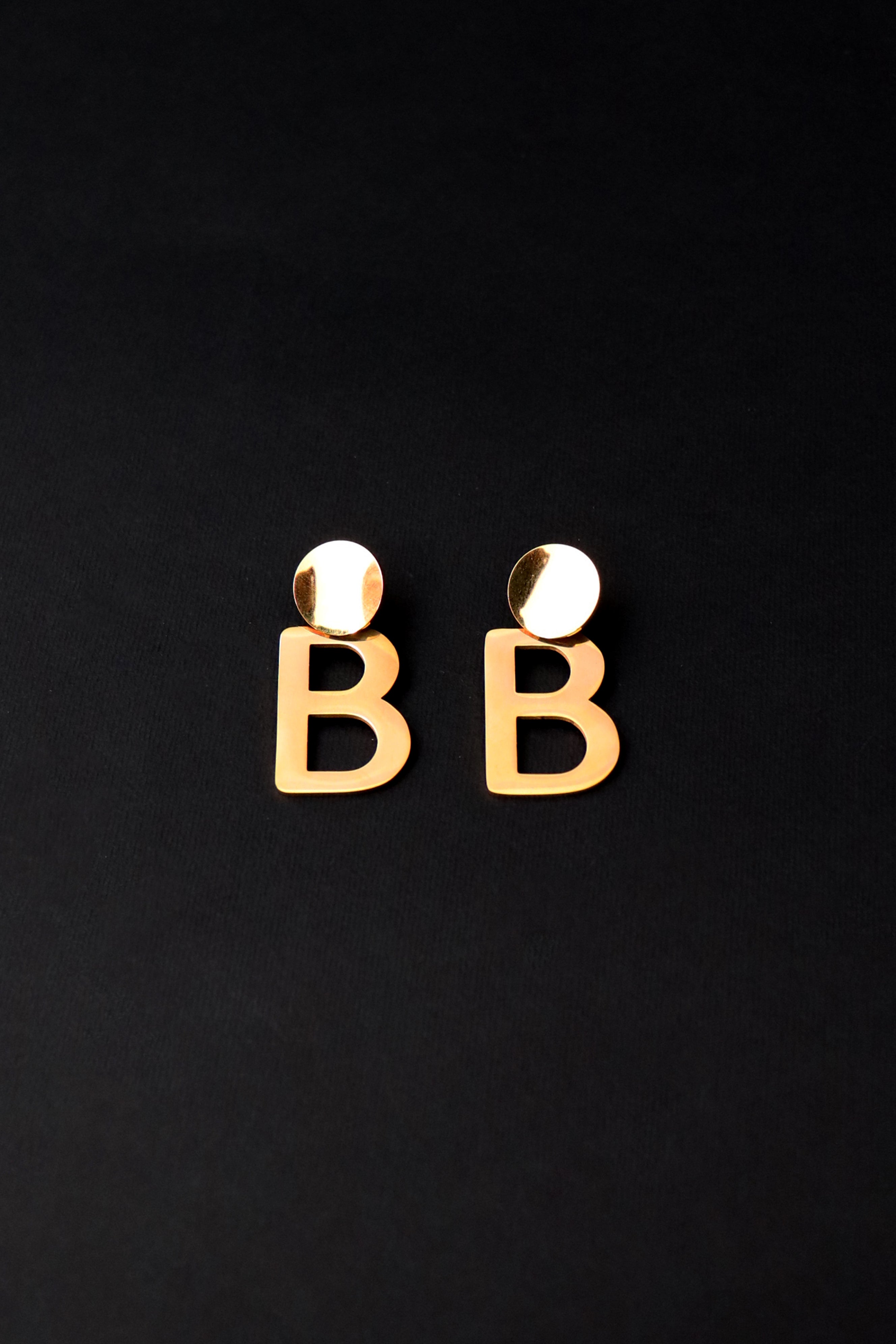 initial Earrings - All About Eg initial Earrings - All About Eg