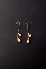Long Crystal Quartz Twig Earrings - All About Eg Long Crystal Quartz Twig Earrings - All About Eg