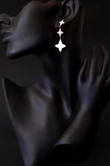Mother of Pearl Star Drop Earrings - All About Eg Mother of Pearl Star Drop Earrings - All About Eg