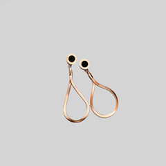 Oval Dangle Earrings - All About Eg Oval Dangle Earrings - All About Eg