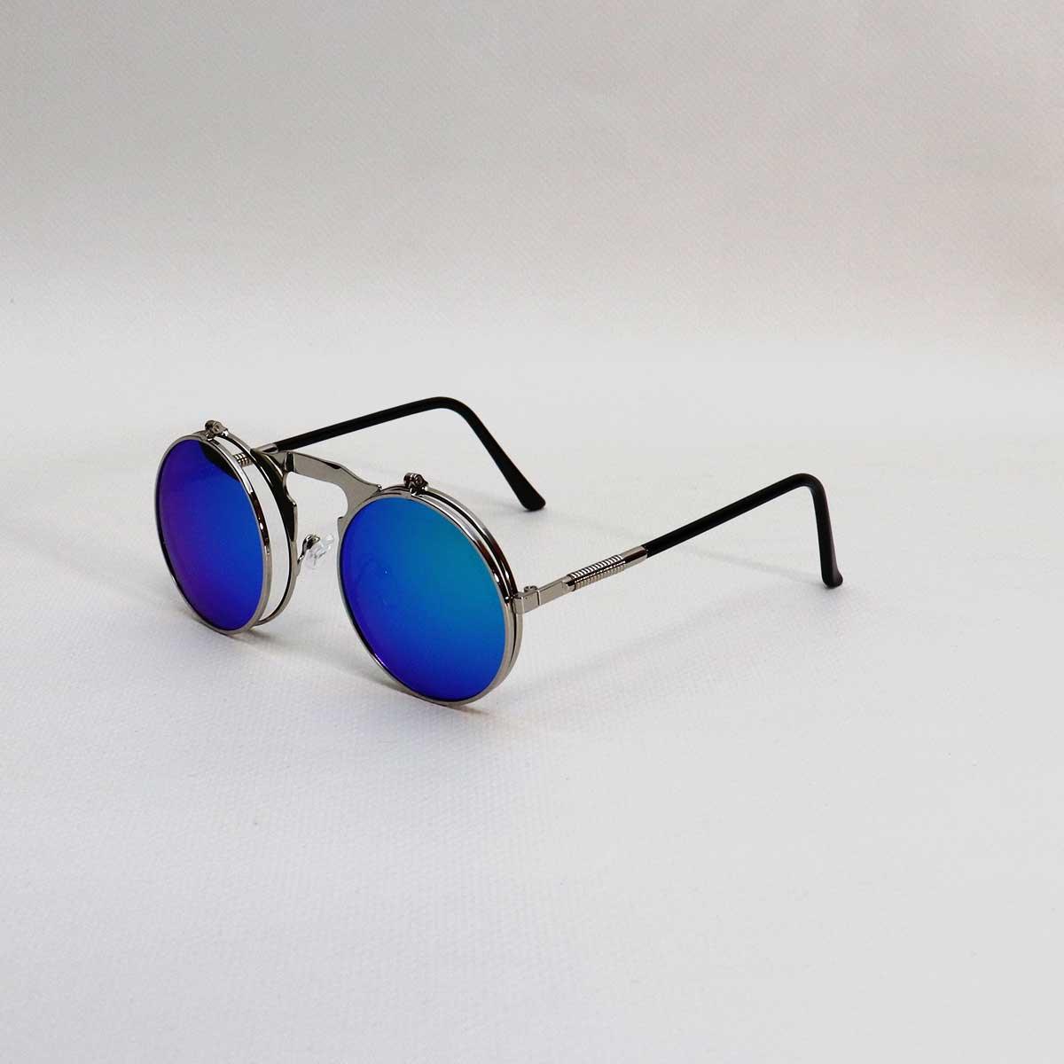 SILVER FRAME MIRROR LENS - All About Eg