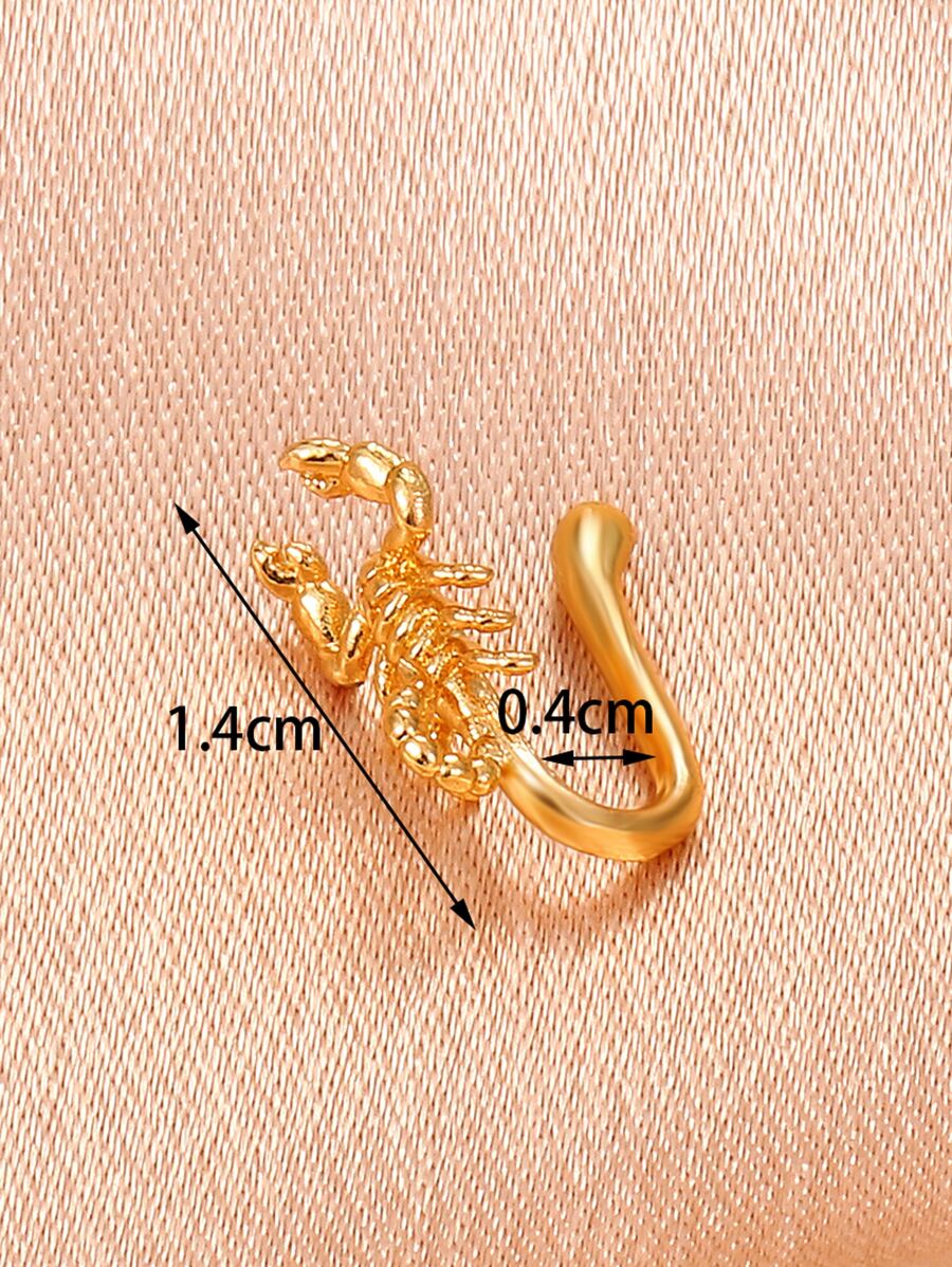 Scorpion Decor Nose Cuff - All About Eg