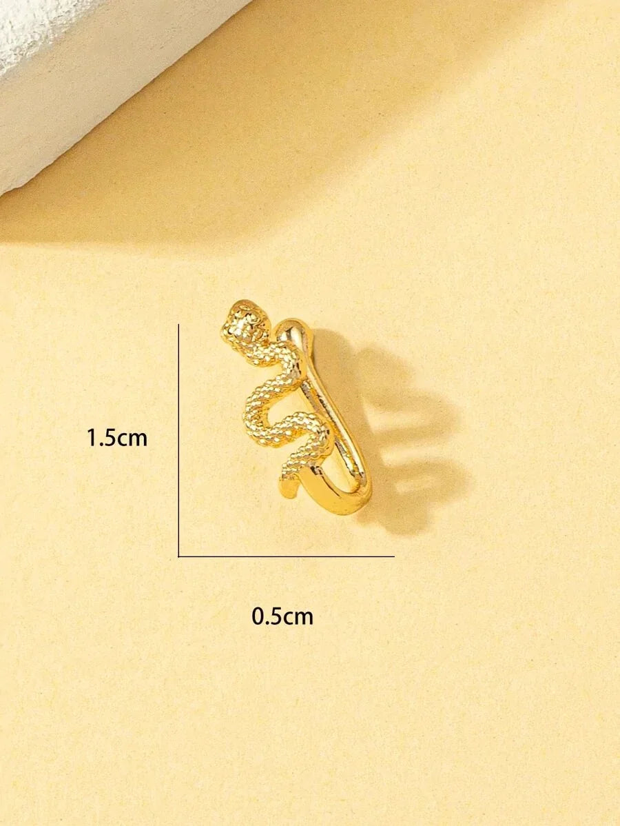 Snake Decor Nose Cuff - All About Eg
