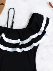 Layered one piece swimwear - All About Eg Layered one piece swimwear - All About Eg