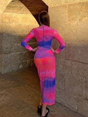 Tie Dye One Piece Swimsuit With Beach Skirt - All About Eg Tie Dye One Piece Swimsuit With Beach Skirt - All About Eg