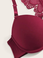 Floral Lace Cutout Crochet Lingerie Set - All About Eg Floral Lace Cutout Crochet Lingerie Set - All About Eg