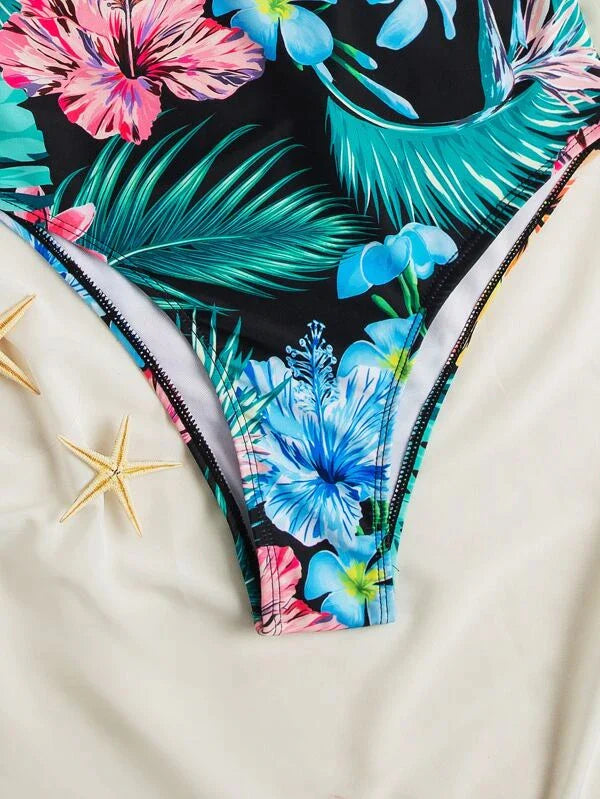 Multi colors bikini one piece - All About Eg Multi colors bikini one piece - All About Eg