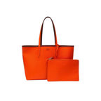 Lacoste Reversible Tote Bag – Two-Tone Piqué & Grained