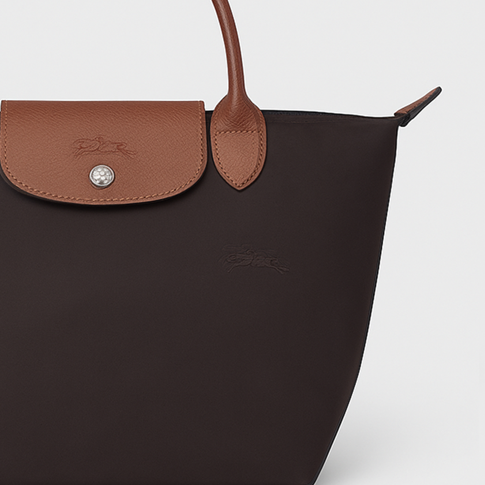 Longchamp Le Pliage M Handbag - Dark Brown