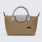 Longchamp Le Pliage S Handbag – Beige & Grey