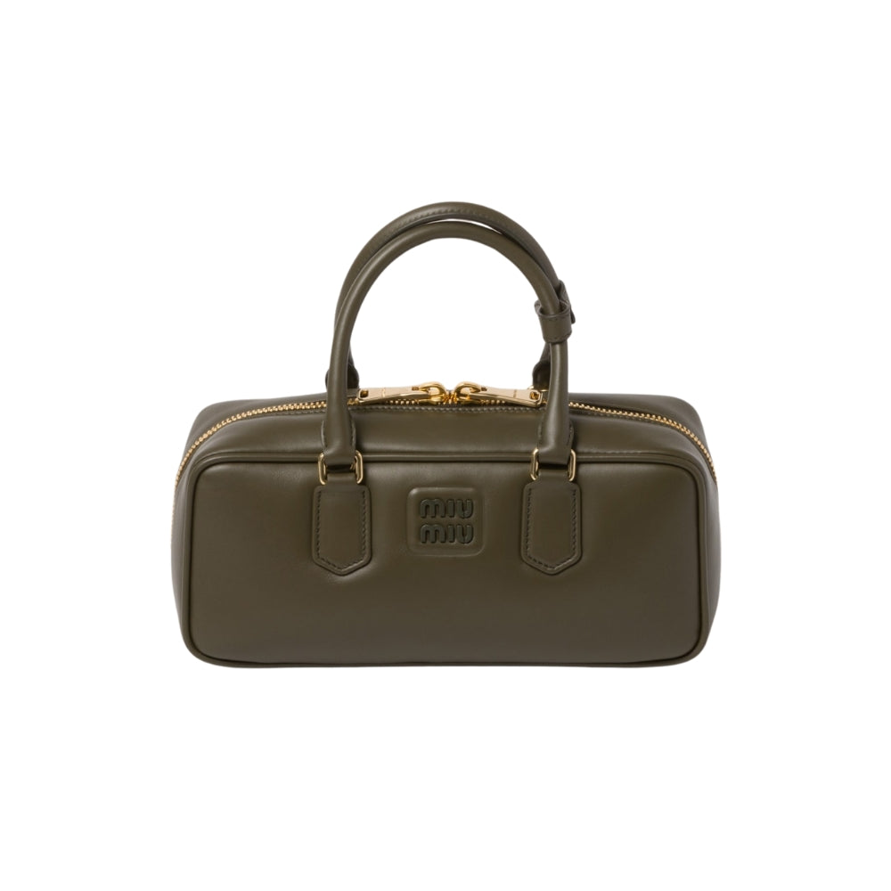 Miu Miu Arcadie Regular Bag – Green Leather