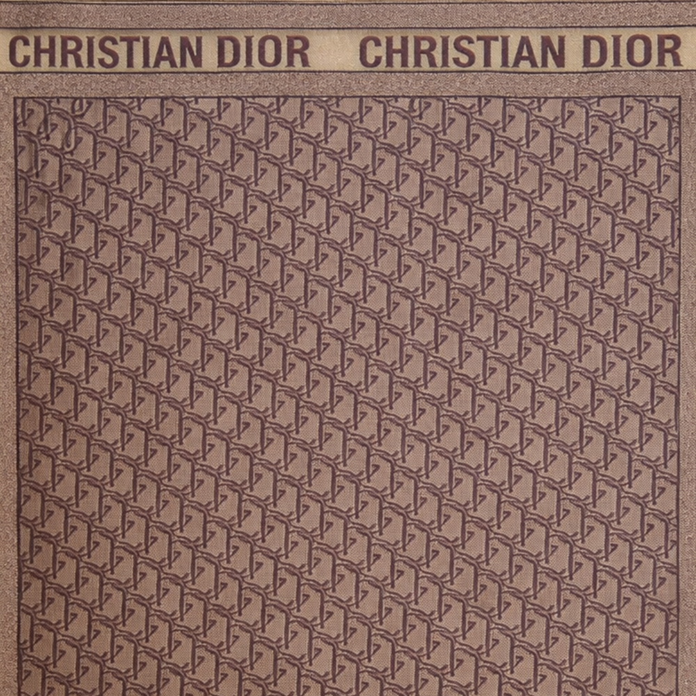 Christian Dior Oblique Wool & Cashmere Scarf