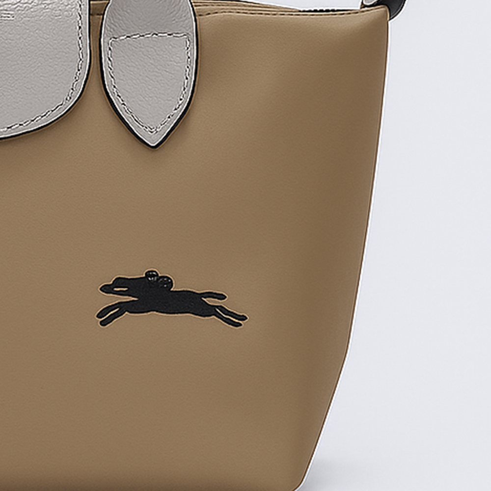 Longchamp Le Pliage S Handbag – Beige & Grey