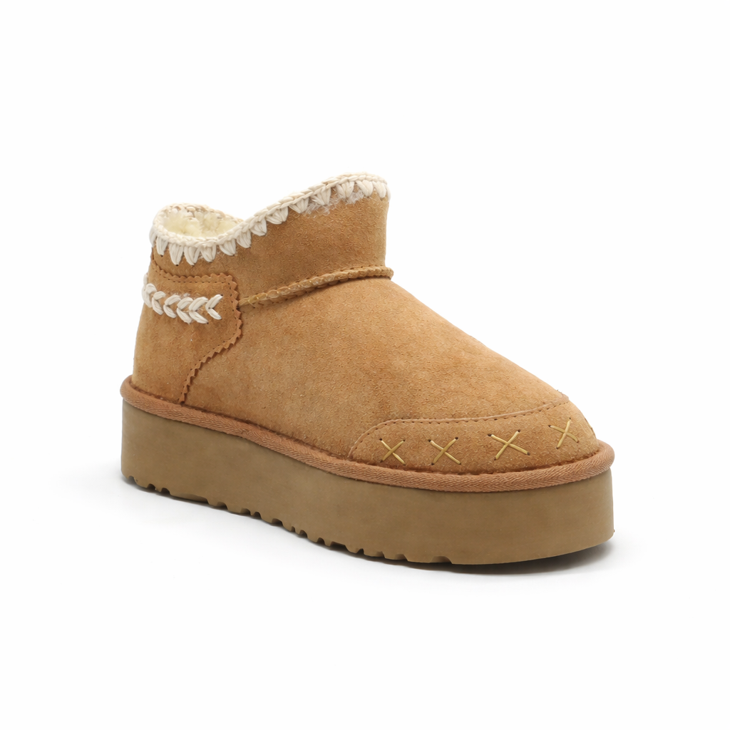 UGG Classic Ultra Printed Mini Boot Chestnut