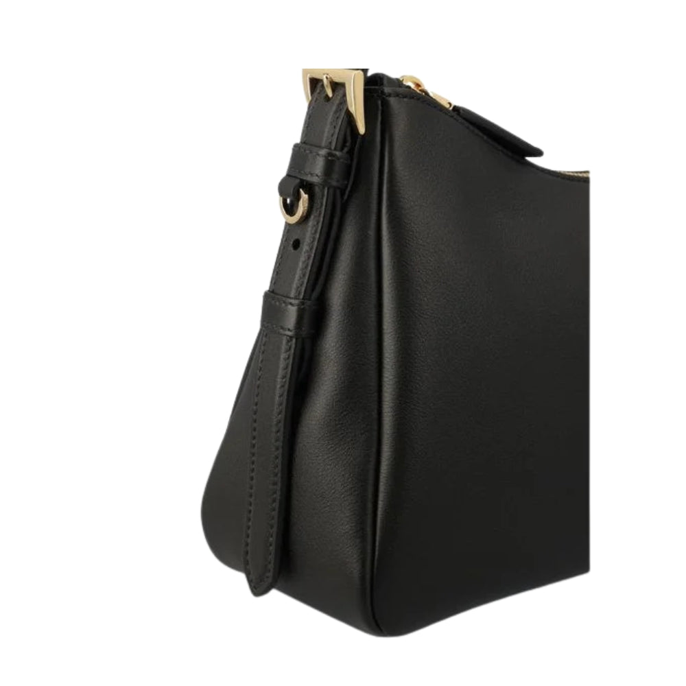 Prada Black Leather Medium Shoulder Bag