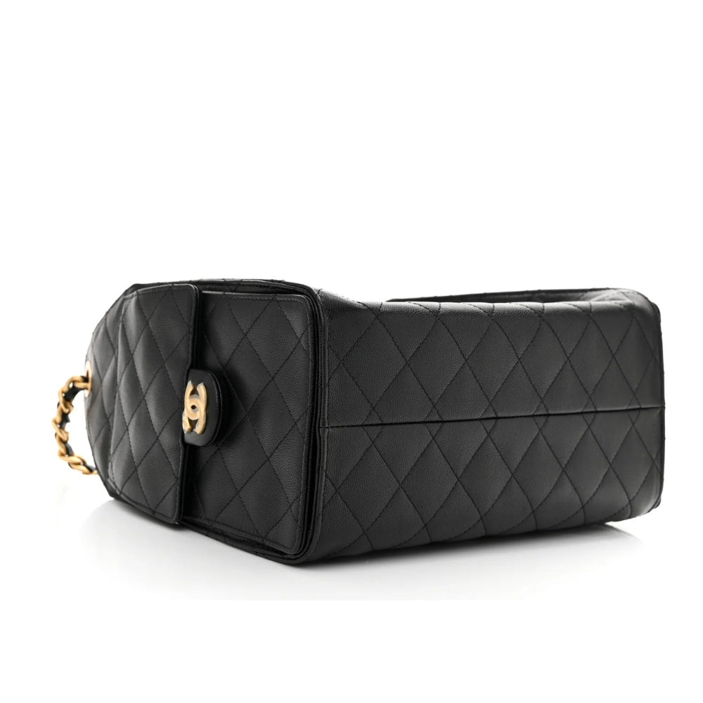 Chanel Small Classic Flap Bag 25 – Black Caviar Quilted Leather